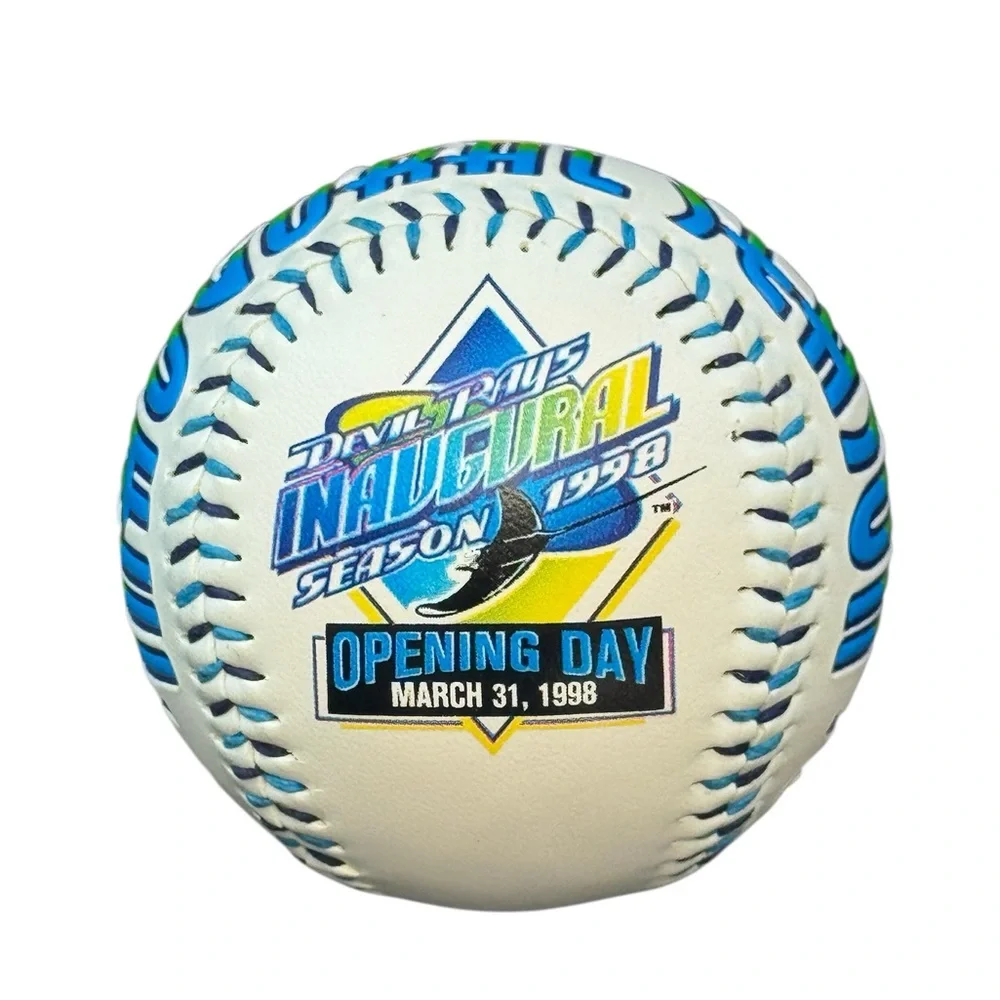 Vintage 1998 Limited Edition Tampa Bay Devil Rays Inaugural Season Fotoball Set - Picture 8 of 11